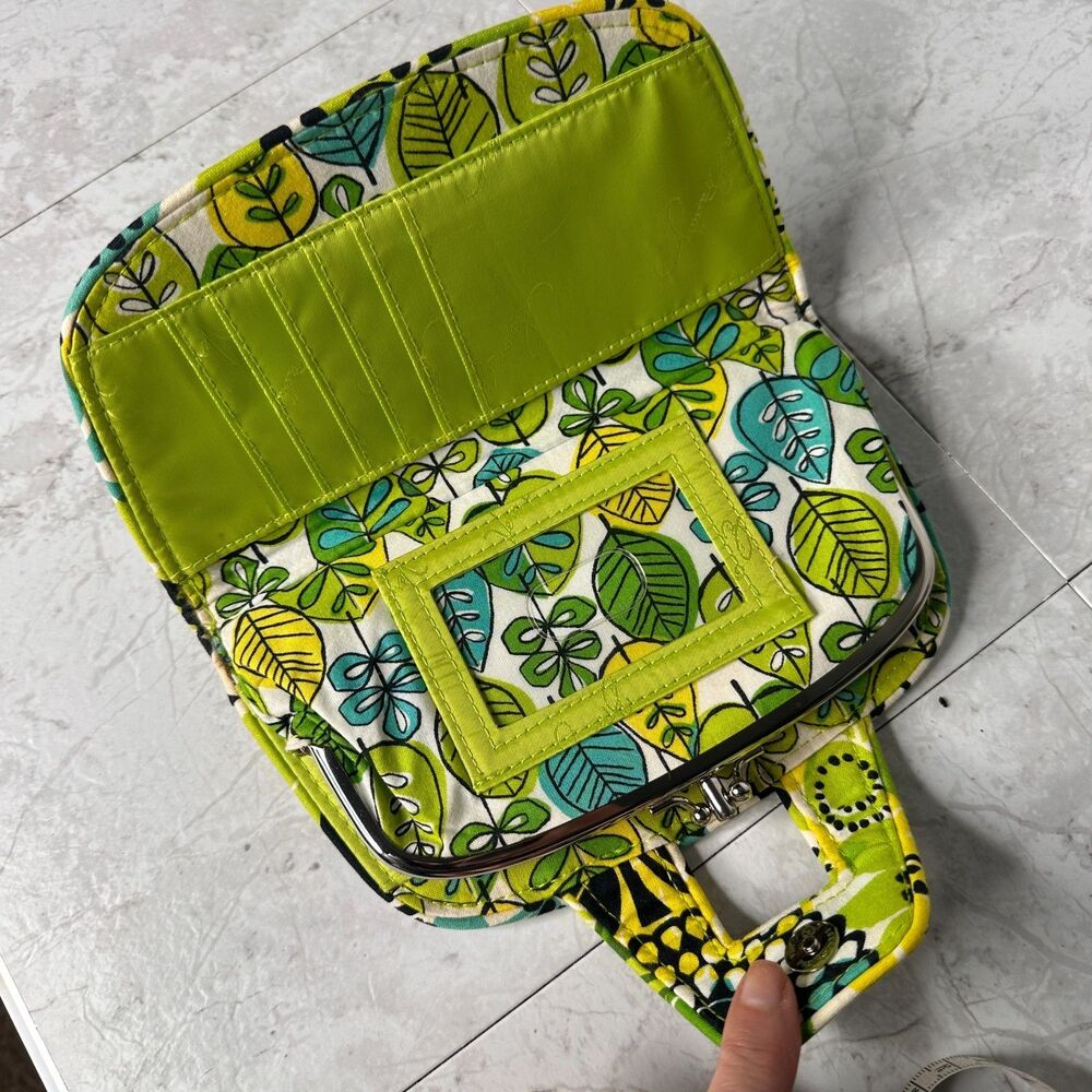 Vera Bradley Limes Up Quilted Wallet - Picture 5 of 13